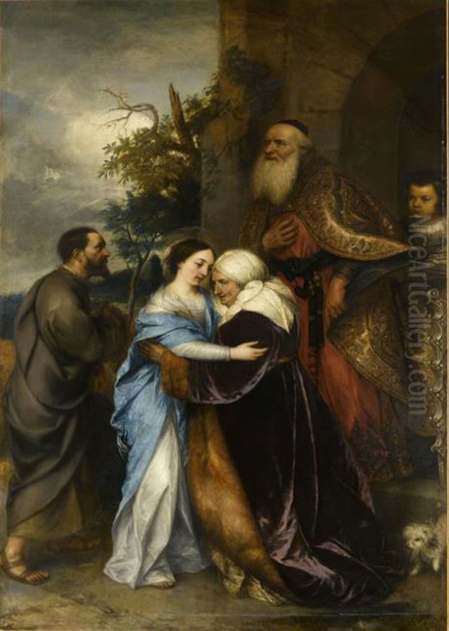 The Visitation Oil Painting by Jan Lievens