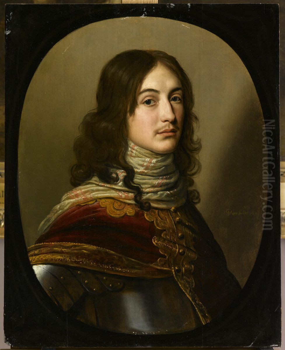Portrait de Maurice de Baviere (1621-1652), prince palatin Oil Painting by Gerard van Honthorst
