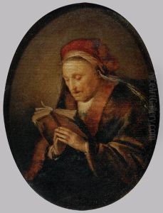 Femme agee priant ou La Prophetesse Anne, dit aussi La Mere de Rembrandt