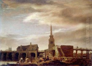 Le Pont des Treilles sur la Maine a Angers, vu d'amont Le Pont des Treilles sur la Maine a Angers, vu d'amont