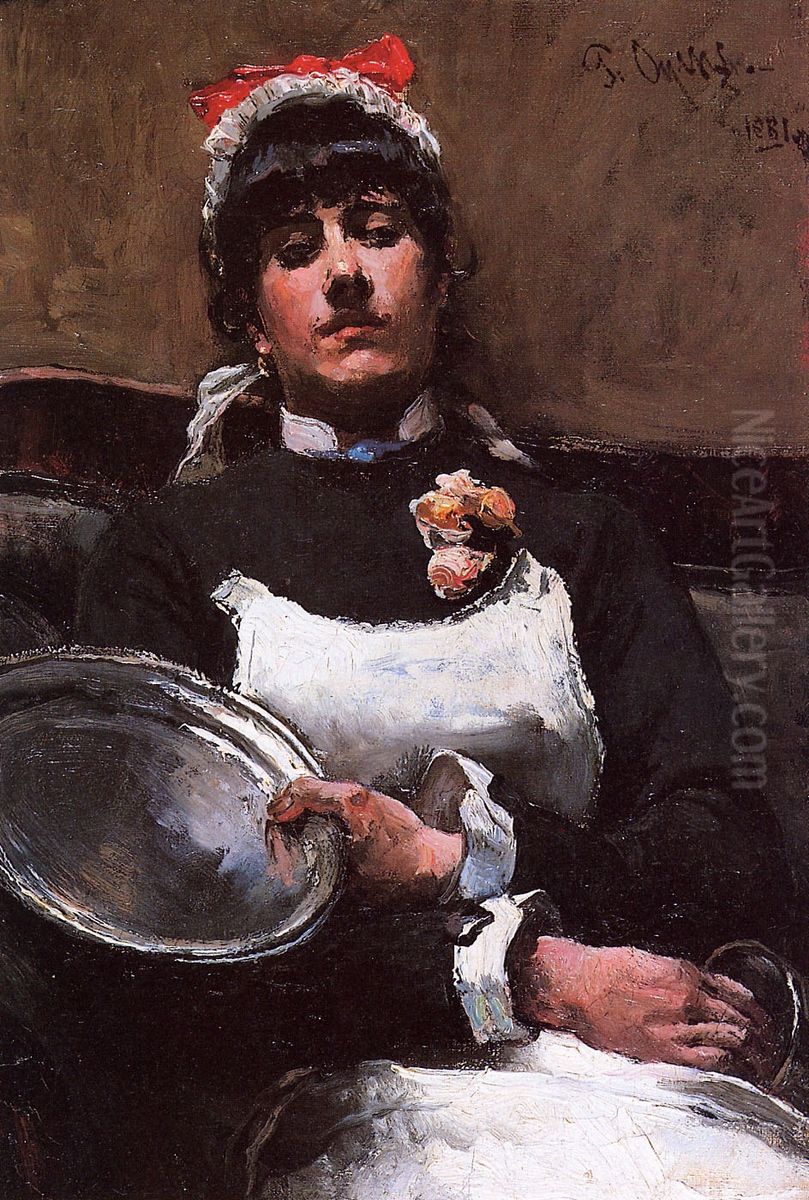 La Servante Oil Painting by Pieter Oyens