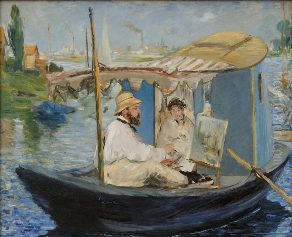 Die Barke Oil Painting by Edouard Manet