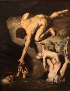 Scene of deluge