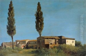 Farm-buildings at the Villa Farnese: the Two Poplar Trees