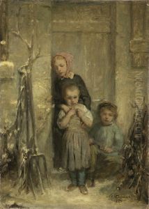 Children in the snow