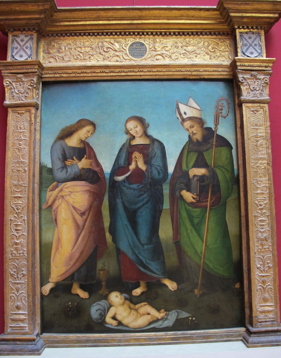 adorazione del bambino Oil Painting by Pietro Vannucci Perugino