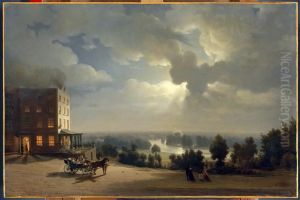 Vue De La Campagne De Richmond, Effet De Clair De Lune