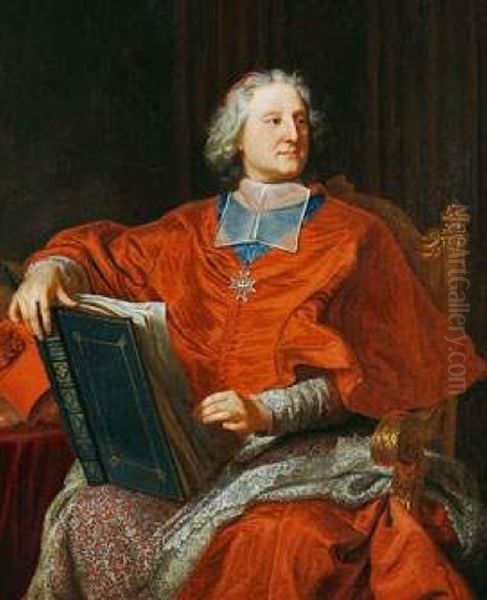 Portrait ofMelchior de Polignac(1661-1742) Oil Painting by Hyacinthe Rigaud