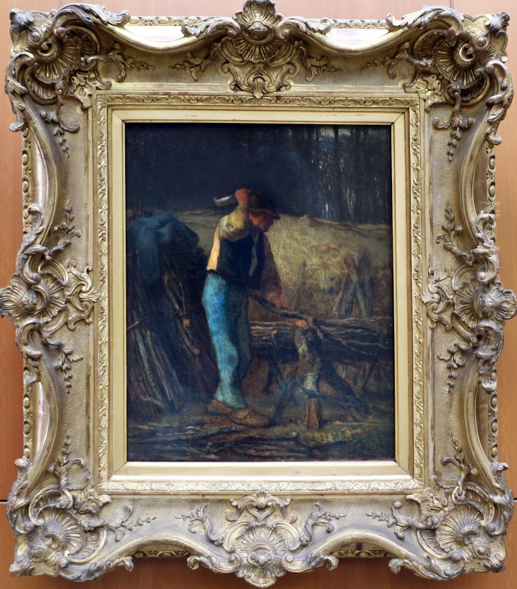 The woodcutter Oil Painting by Jean-Francois Millet