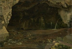 Vue d'une grotte