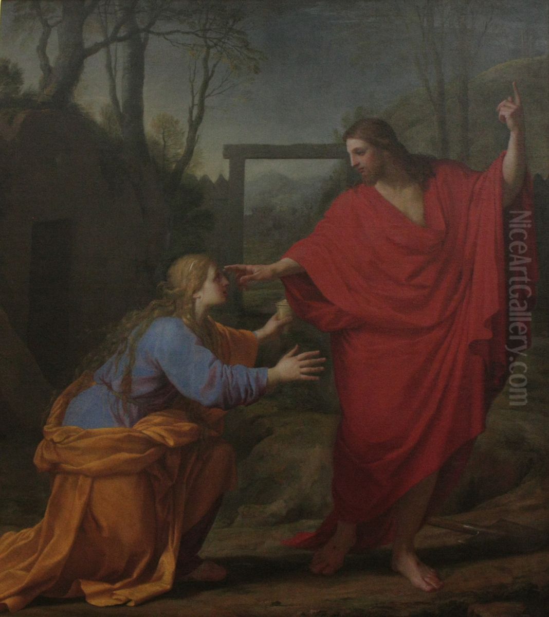 Le Christ et la Madeleine Oil Painting by Eustache Le Sueur Le Christ et la Madeleine Oil Painting by Eustache Le Sueur