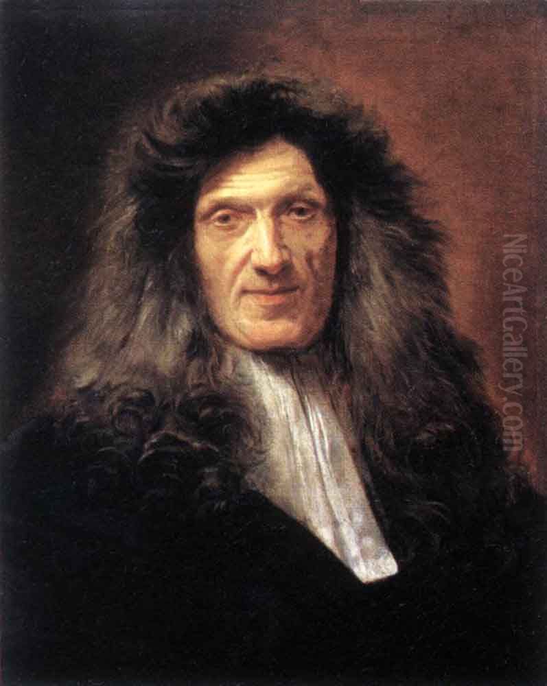 Portrait of Dr Raymond Finot Oil Painting by Jean Jouvenet