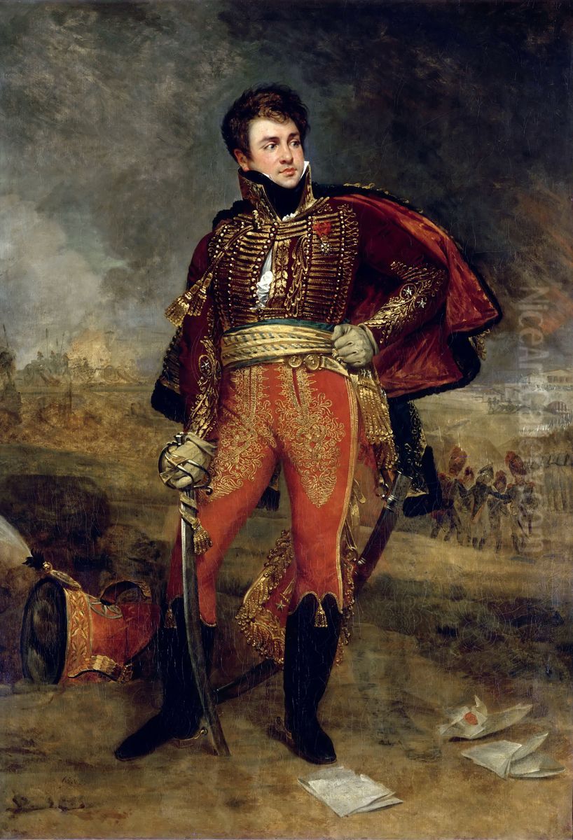 Le general comte Fournier Sarloveze. Oil Painting by Antoine-Jean Gros