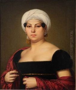 Madame Granger, nee Marie-Jeanne-Catherine Delaigle ( 1783-1854), femme de l'artiste.