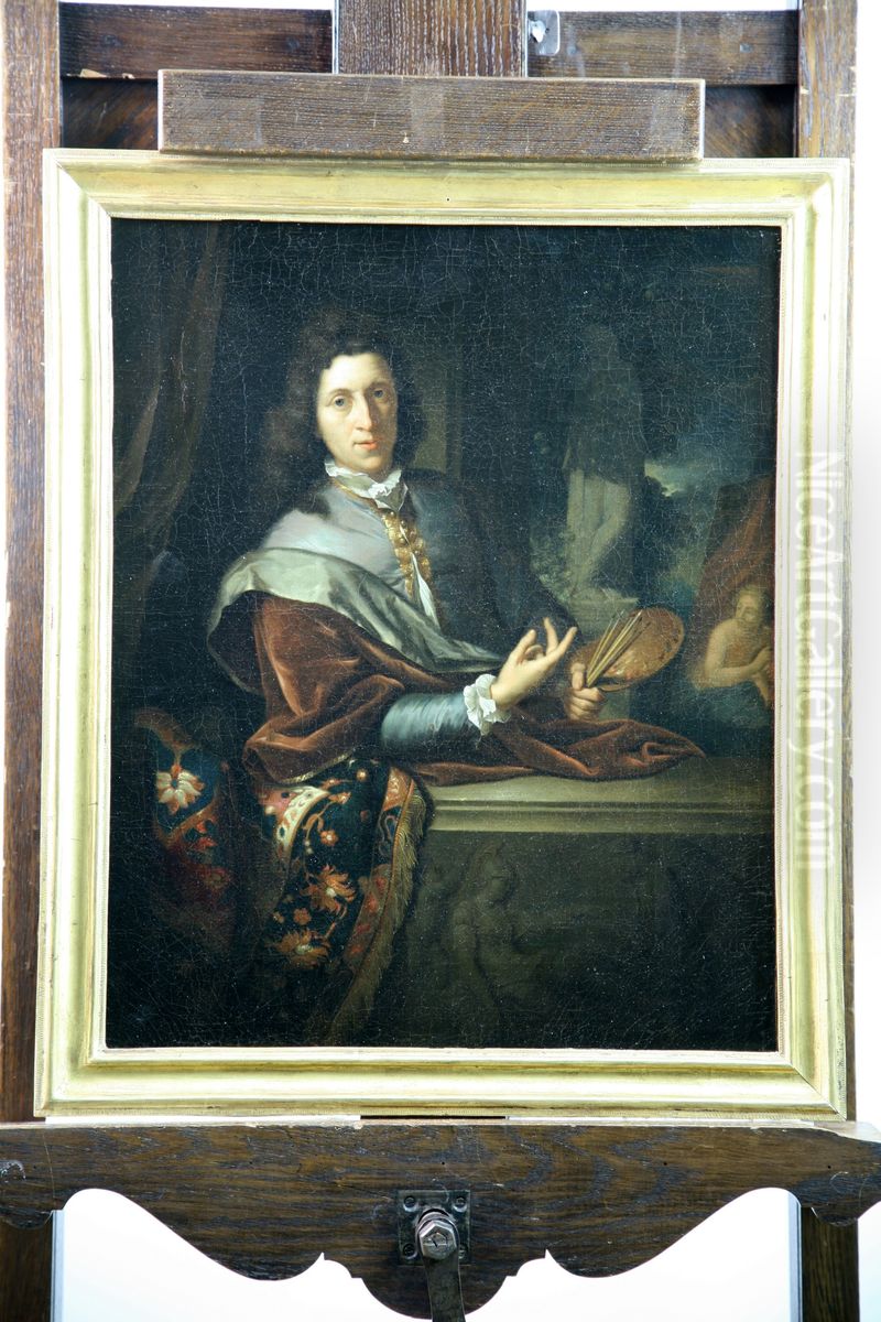 Zelfportret Oil Painting by Pieter van der Werff