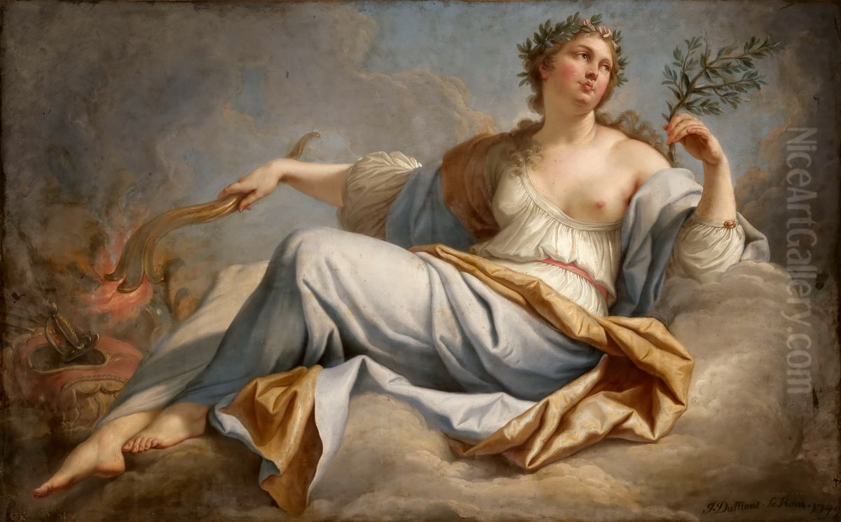 Paix Oil Painting by Jacques Dumont le Romain