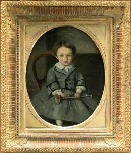 Maurice Robert, enfant (1853-1925), fils de francois-Parfait Robert, ami de Corot, magistrat a Mantes.