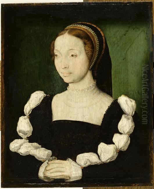 Portrait presume d'Anne de la Queille Oil Painting by Corneille De Lyon