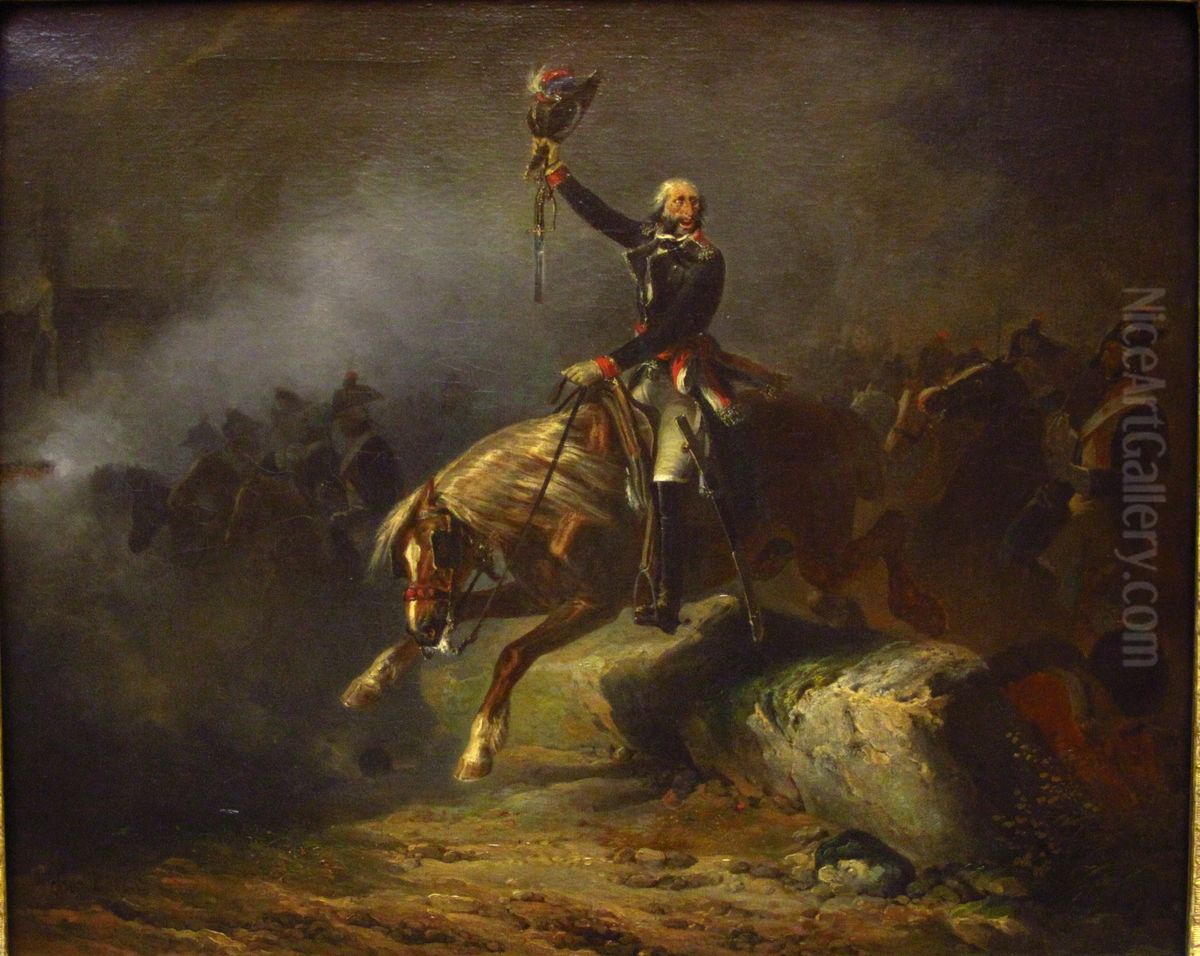 Merlin de Thionville Oil Painting by Nicolas Toussaint Charlet