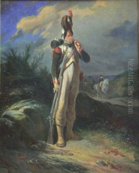 Grenadier de la Garde Oil Painting by Nicolas Toussaint Charlet