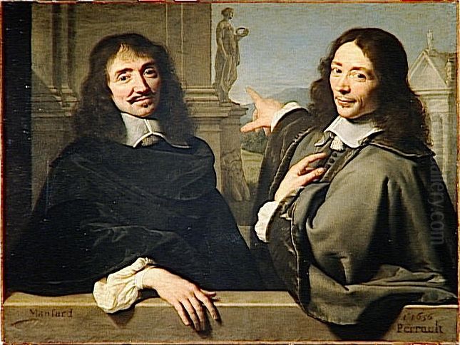 Portrait de deux hommes Oil Painting by Philippe de Champaigne