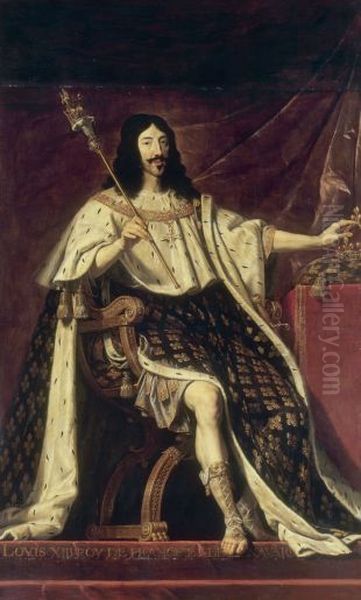 Louis XIII (1601-1643) Oil Painting by Philippe de Champaigne