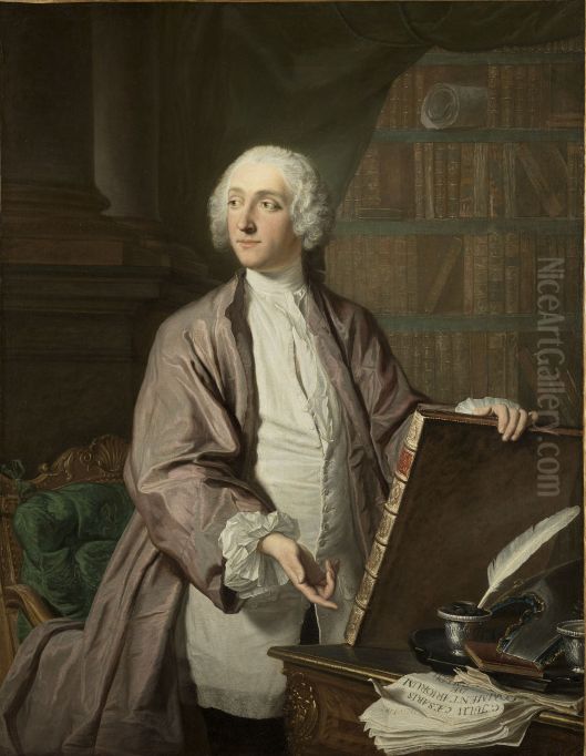 Victor de Riqueti, marquis de Mirabeau Oil Painting by Joseph Aved