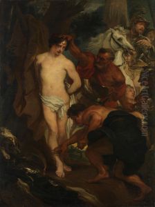 The martyrdom of Saint Sebastian