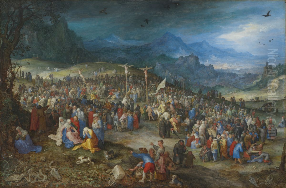 Kalvarienberg Oil Painting by Jan Brughel