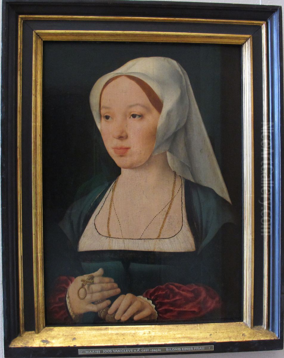 Bildnis einer Frau Oil Painting by Joos Van Cleve