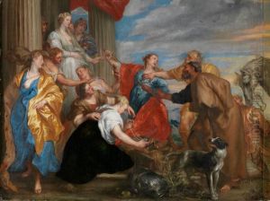 Achilles amongst the Daughters of Lycomedes
