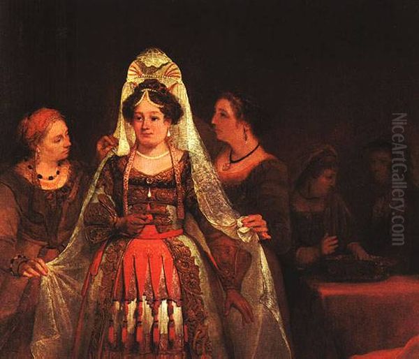 The Jewish Bride Oil Painting by Arent de Gelder