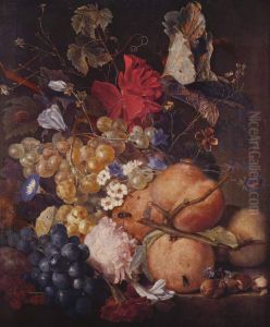 Fruchte, Blumen und Insekten