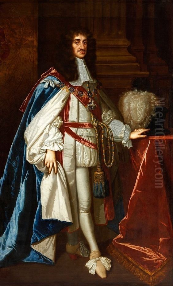 Portrait of Charles II of England. Oil Painting by Peter Lely