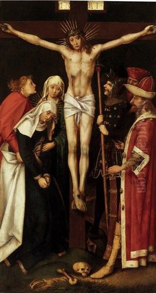 Kaisheimer Kreuzigung Oil Painting by Hans Holbein the Elder