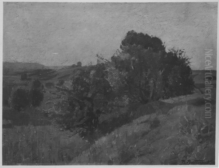 Abend bei Polling Oil Painting by Bernhard Buttersack
