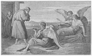 Abraham mit den drei Engeln