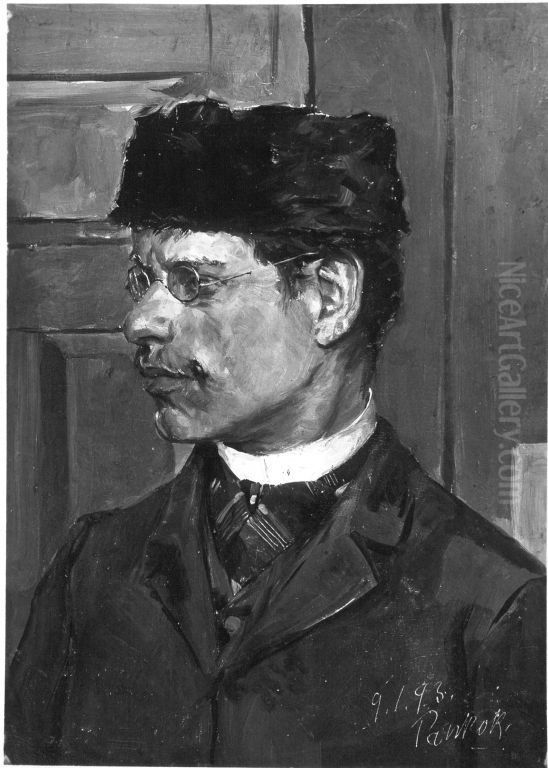 Der Maler Eugen Schnell Oil Painting by Bernhard Pankok
