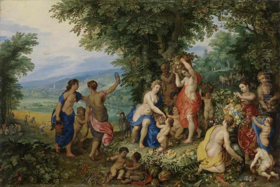 Der Sommer Oil Painting by Jan Brughel
