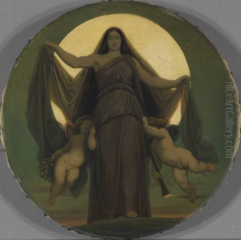 Die Nacht Oil Painting by Moritz von Schwind