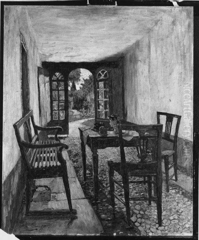 Durchblick Oil Painting by August Von Brandis