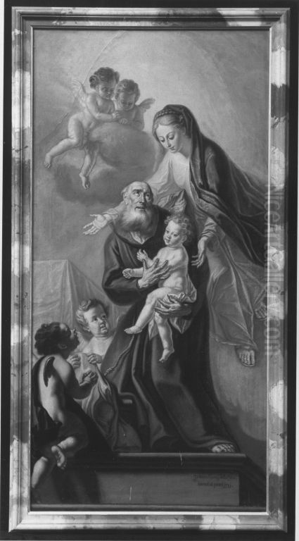 Der hl. Felix von Cantalice Oil Painting by Johann Nepomuk della Croce