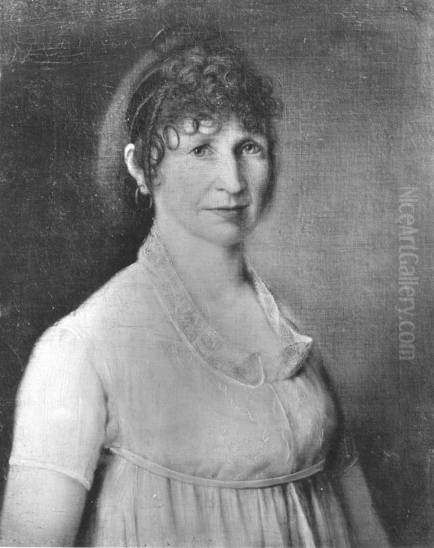 Bildnis einer Dame Oil Painting by Moritz Kellerhoven