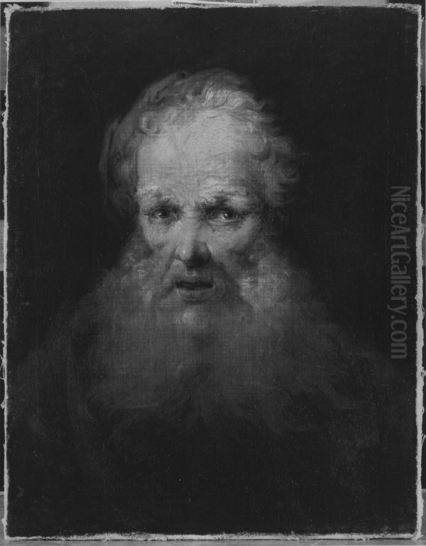 Bildnis eines alten Mannes Oil Painting by Januarius Zick