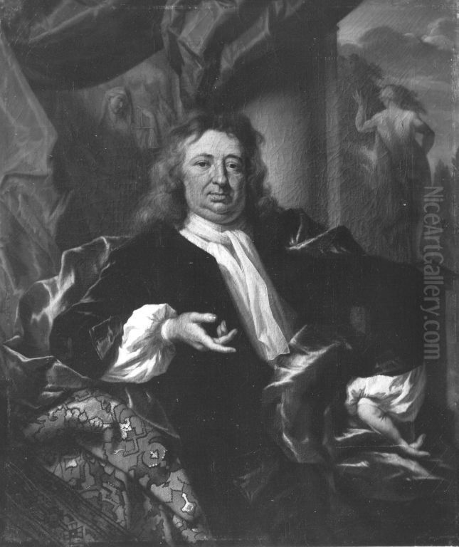 Bildnis eines Mannes Oil Painting by Gerard Hoet