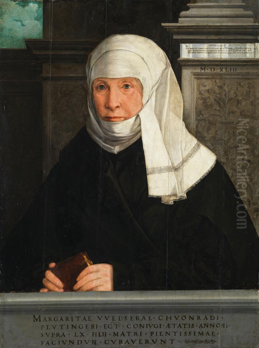 Portrat Oil Painting by Christoph Amberger