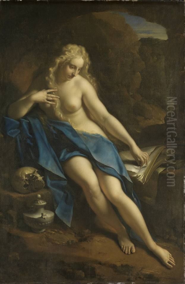 Bussende Maria Magdalena Oil Painting by Adriaen Van Der Werff