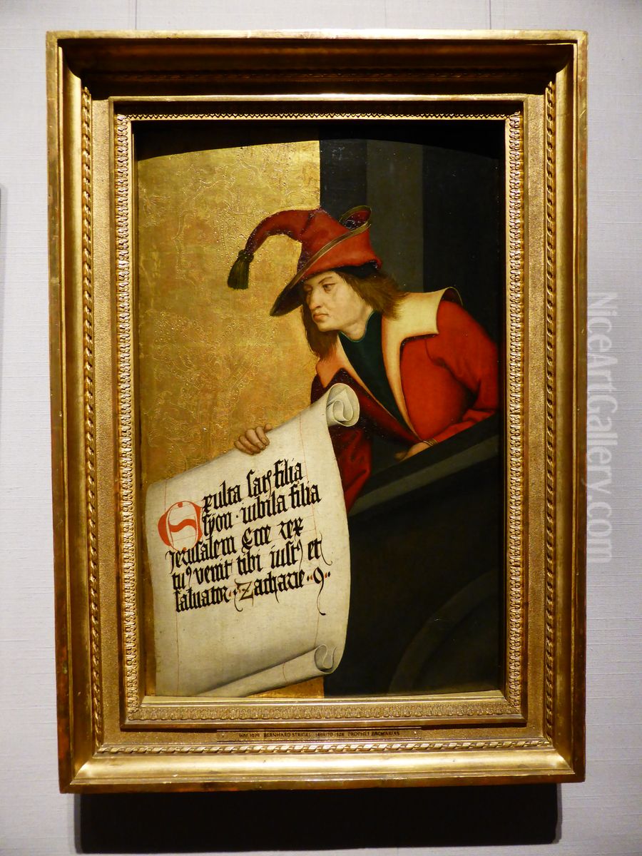 Der Prophet Sachaja Oil Painting by Bernhard Strigel