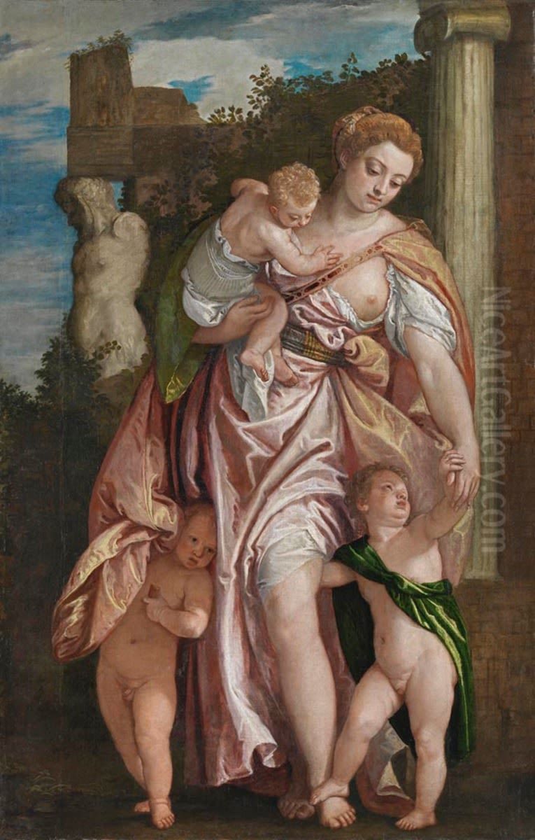 Caritas Oil Painting by Paolo Veronese (Caliari)