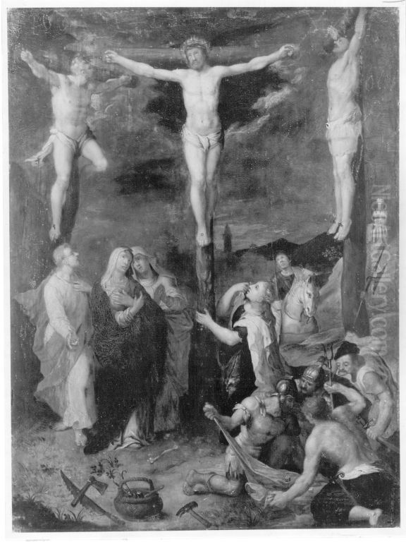 Christus am Kreuz Oil Painting by Frans Francken the Younger